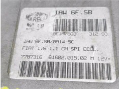 Recambio de centralita para fiat i punto (176) berlina 55 1.1 referencia OEM IAM 7787316 IAW6FSB 