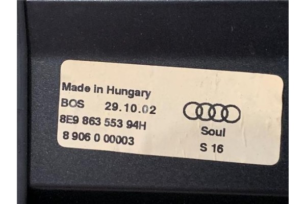 Recambio de bandeja trasero para audi a4 referencia OEM IAM 8E986355394H  