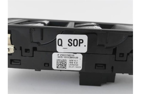 Recambio de mando elevalunas delantero izquierdo para renault clio v 1.0 business referencia OEM IAM 254015831R  