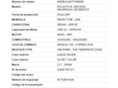 kia picanto (sa) del año 2007