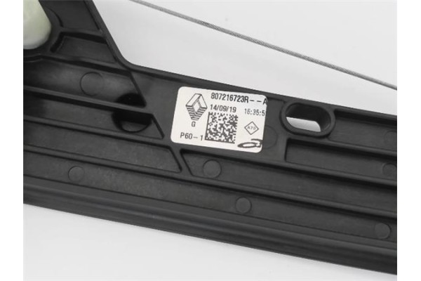 Recambio de elevalunas electrico delantero izquierdo para renault clio v 1.0 business referencia OEM IAM 807216723R  