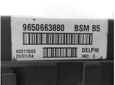 Recambio de caja fusibles/rele para peugeot 206 1.4 xr referencia OEM IAM 9650663880 40311503 