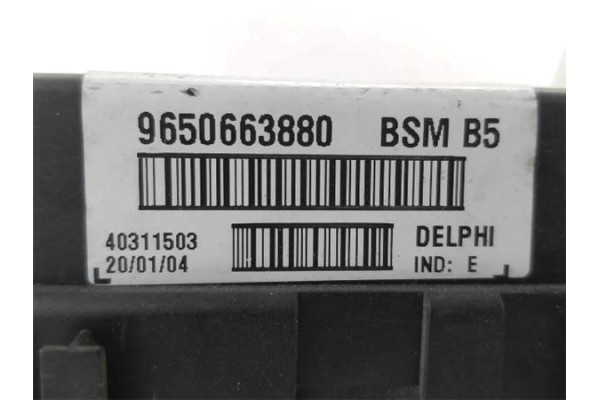 Recambio de caja fusibles/rele para peugeot 206 1.4 xr referencia OEM IAM 9650663880 40311503 