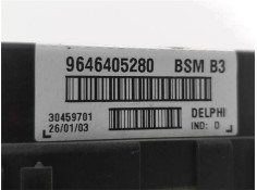 Recambio de caja fusibles/rele para peugeot 307 (3a/c) 2.0 hdi 110 referencia OEM IAM 9646405280 30459701 