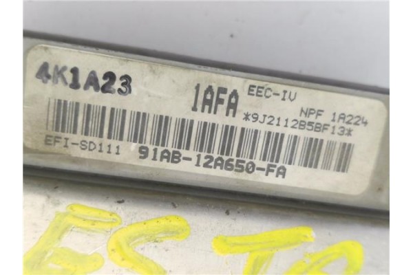 Recambio de centralita para ford fiesta iii (gfj) 1.6 xr2i referencia OEM IAM 91AB12A650FA  