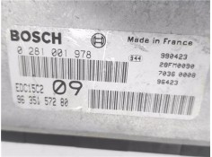 Recambio de centralita para citroen xantia berlina 2.0 hdi 90 referencia OEM IAM 9635157280 281001978 