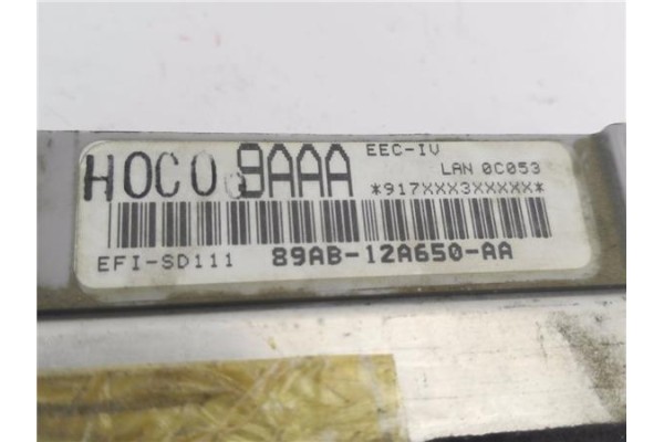 Recambio de centralita para ford escort vi (gal) 1.8 16v xr3i referencia OEM IAM 89AB12A650AA  