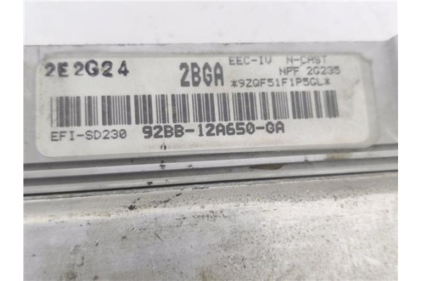 Recambio de centralita para ford sierra fastback (gbc, gbg) 2.0 referencia OEM IAM 92BB12A650GA  