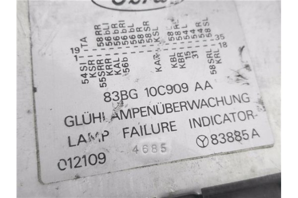 Recambio de centralita para ford sierra berlina referencia OEM IAM 83BG10C909AA 83885A 