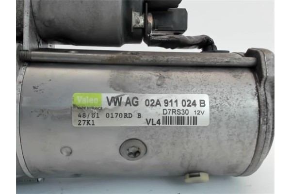 Recambio de motor arranque para seat ibiza (6l1) 1.9 tdi referencia OEM IAM 02A911024B D7RS30 2A911023R , AUDI | 2A911023R , SEA