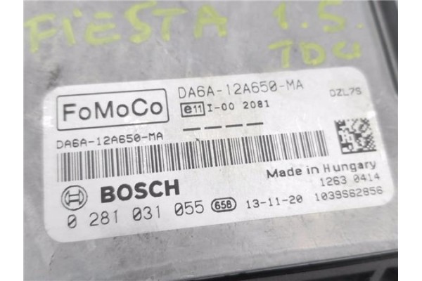Recambio de centralita para ford fiesta (cnn) 1.5 trend referencia OEM IAM DA6A12A650MA 281031055 