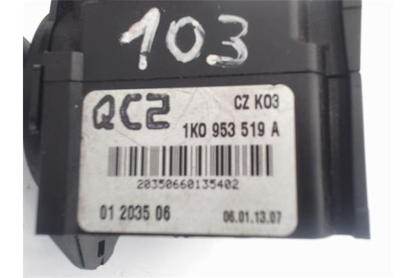 Recambio de mando limpiaparabrisas para seat toledo (5p2) referencia OEM IAM 1K0953519A  1K0953519J , AUDI | 1K0953519J , SEAT |