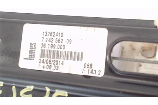 Recambio de elevalunas electrico delantero derecho para bmw serie 1 berlina 5p (f20) 2.0 116d referencia OEM IAM 724256209  