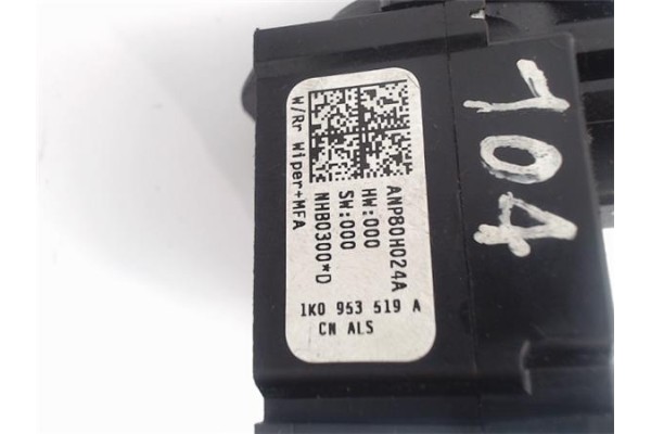 Recambio de mando limpiaparabrisas para volkswagen golf iv berlina (1j1) referencia OEM IAM 1K0953519A  1K0953519J , AUDI | 1K09