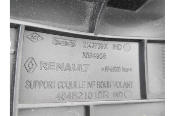 Recambio de embellecedor columna direccion para renault clio v 1.0 business referencia OEM IAM   