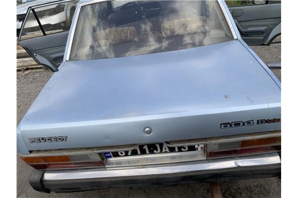 Recambio de tapa maletero para peugeot 604 2.3 srd-turbo referencia OEM IAM 860629  