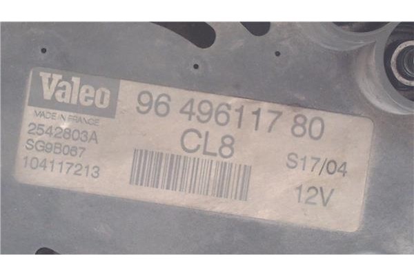 Recambio de alternador para citroen c3 1.4 i referencia OEM IAM 9649611780 5705AW 
