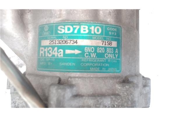 Recambio de compresor aire acond. para volkswagen polo iii (6n1) 1.0 básico referencia OEM IAM 6N0820803A  