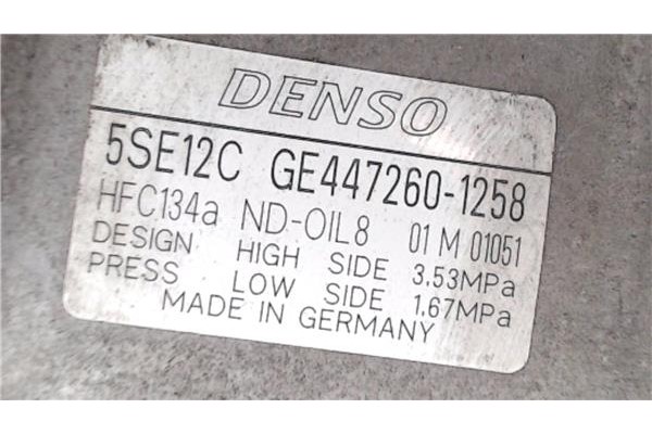 Recambio de compresor aire acond. para toyota avensis cross sport (t27) 2.2 premium referencia OEM IAM 5SE12CGE447260  