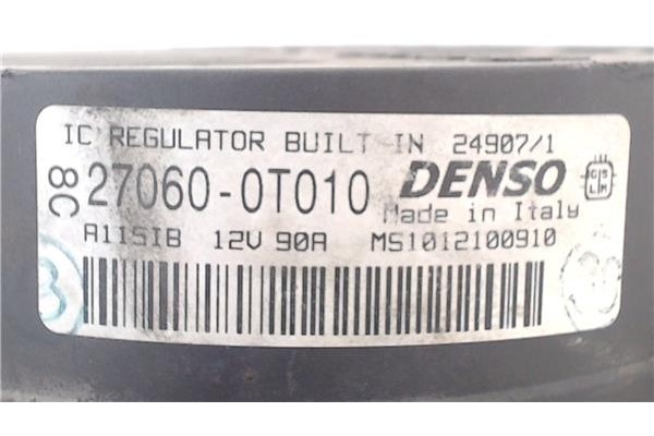 Recambio de alternador para toyota auris (e15) 1.6 vvti referencia OEM IAM 270600T010 MS1012100910 
