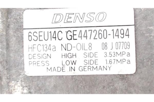 Recambio de compresor aire acond. para toyota auris (e15) 1.6 vvti referencia OEM IAM 6SEU14CGE 4472601494 