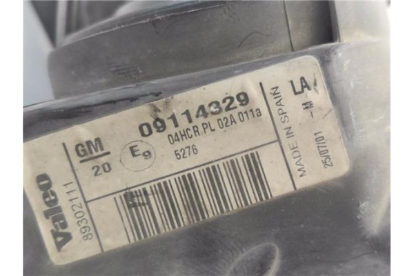 Recambio de faro delantero izquierdo para opel corsa c 1.7 dti referencia OEM IAM 09114329 89302111 