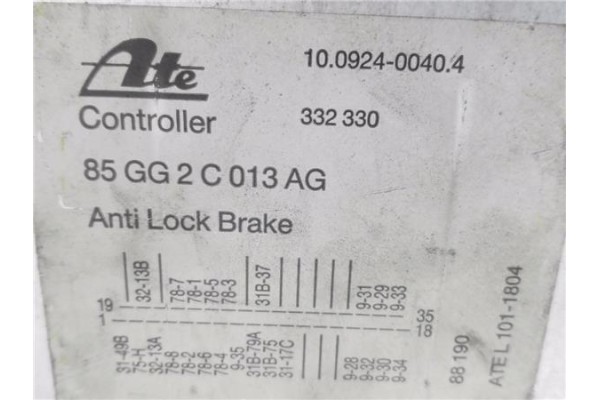 Recambio de centralita para ford sierra berlina 2.0 cl referencia OEM IAM 85GG2C013AG 10092400404 