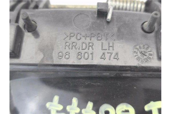 Recambio de maneta exterior trasero izquierda para chevrolet matiz 1.0 s referencia OEM IAM 96601474  