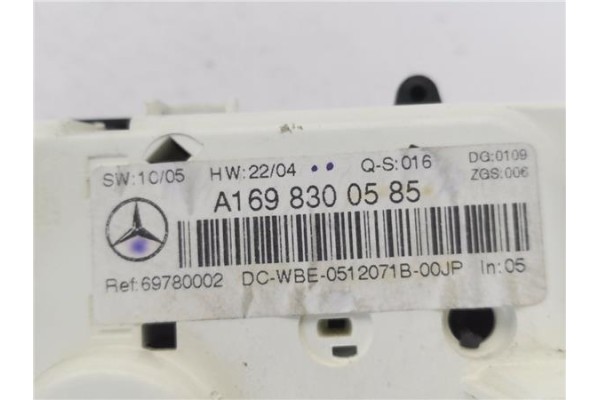Recambio de mandos calefaccion / a.a. para mercedes-benz clase b (bm 245) 1.7 170 (245.232) referencia OEM IAM A1698300585 69780