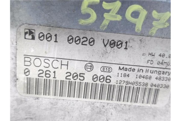 Recambio de centralita para smart for two 0.7 referencia OEM IAM 0010020V001 261205006 