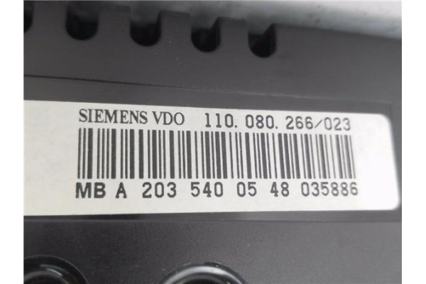 Recambio de cuadro completo para mercedes-benz clase c (bm 203) sportcoupe 1.8 c 200 compressor (203.742) referencia OEM IAM A20