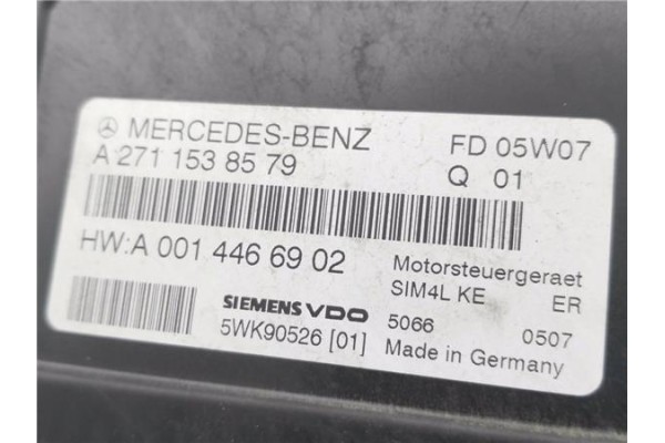 Recambio de centralita para mercedes-benz clase c (bm 203) sportcoupe 1.8 c 200 compressor (203.742) referencia OEM IAM A2710107