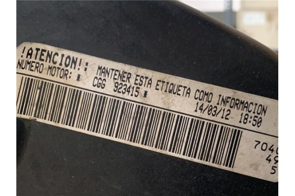 Recambio de motor completo para seat ibiza berlina (6j5) 1.4 stylance / style referencia OEM IAM CGG923415  