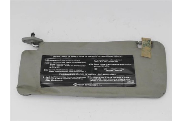 Recambio de parasol izquierdo para nissan patrol (k/w260) 2.8 td referencia OEM IAM XX  