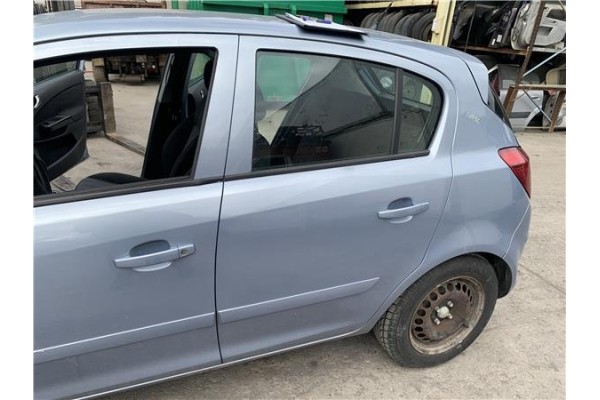 Recambio de puerta trasero izquierda para opel corsa d 1.2 referencia OEM IAM 93189342 124355 