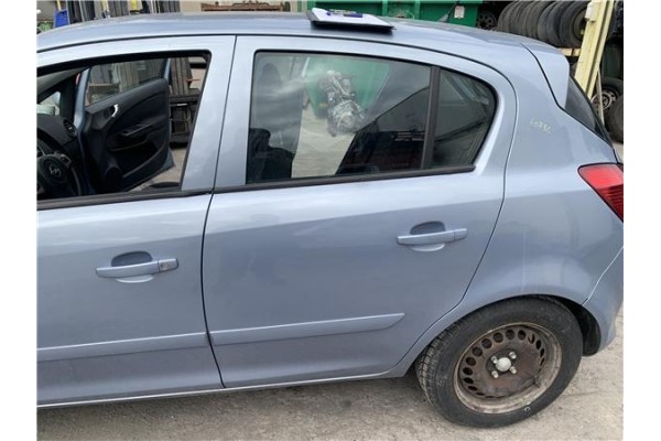 Recambio de puerta trasero izquierda para opel corsa d 1.2 referencia OEM IAM 93189342 124355 