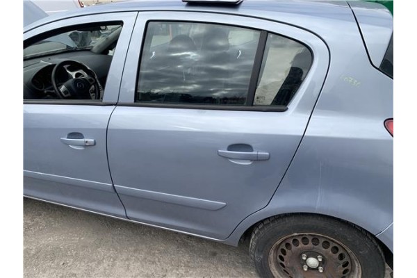 Recambio de puerta trasero izquierda para opel corsa d 1.2 referencia OEM IAM 93189342 124355 