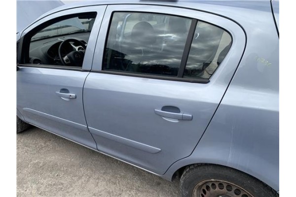 Recambio de puerta trasero izquierda para opel corsa d 1.2 referencia OEM IAM 93189342 124355 