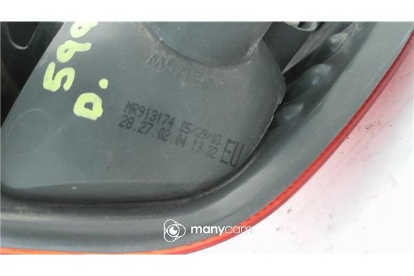 Recambio de piloto trasero derecho para mitsubishi space star (dg0) 1.9 1900 di-d plus referencia OEM IAM MR990990  