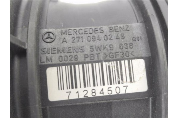 Recambio de caudalimetro para mercedes-benz clase c (bm 203) sportcoupe 1.8 c 200 compressor (203.742) referencia OEM IAM A27109