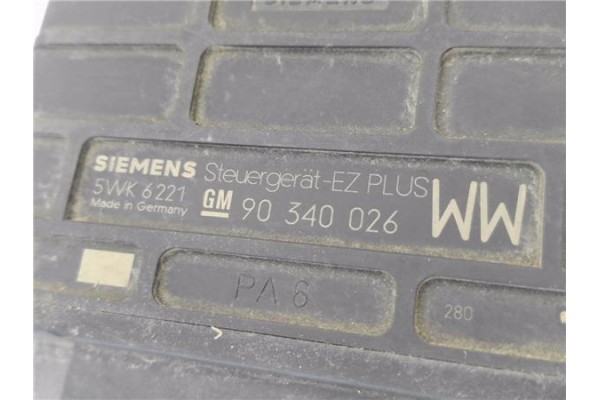 Recambio de centralita para opel kadett e 1.6 i referencia OEM IAM 90340026 5WK6221 