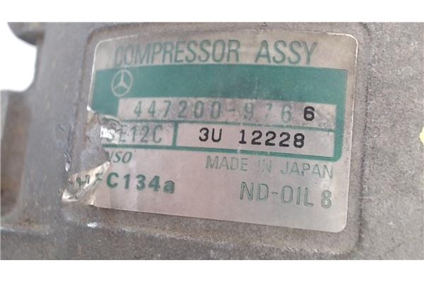 Recambio de compresor aire acond. para mercedes-benz clase a (bm 168) 1.7 170 cdi (168.008) referencia OEM IAM 4472009766  