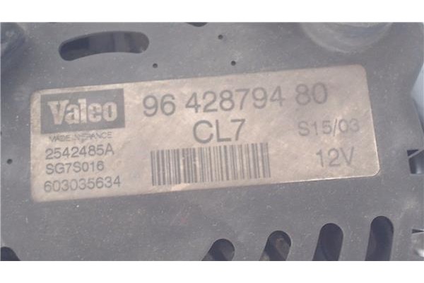 Recambio de alternador para citroen c3 1.4 i referencia OEM IAM 9642879480  