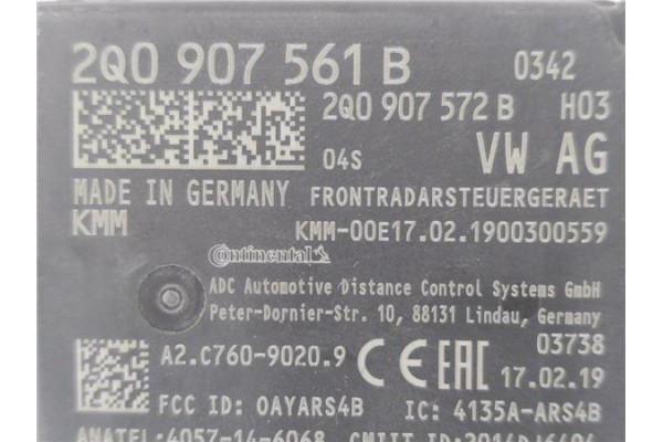 Recambio de modulo electronico para seat ibiza (kj1) 1.0 style referencia OEM IAM 2Q0907561B  