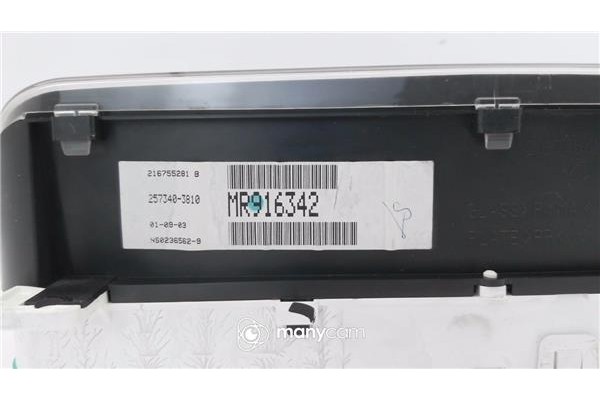 Recambio de cuadro completo para mitsubishi space star (dg0) 1.9 1900 di-d plus referencia OEM IAM MR916276  