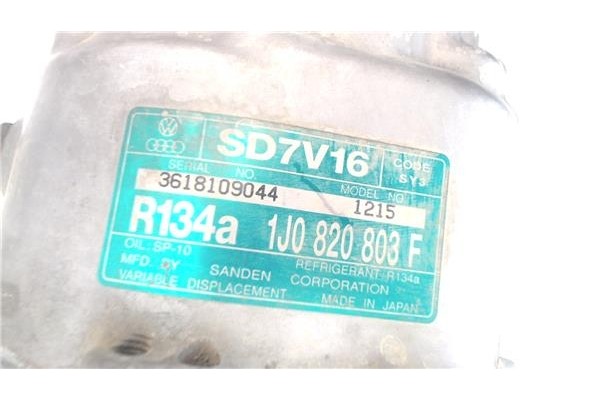 Recambio de compresor aire acond. para seat leon (1m1) 1.9 tdi referencia OEM IAM 1J0820803F  