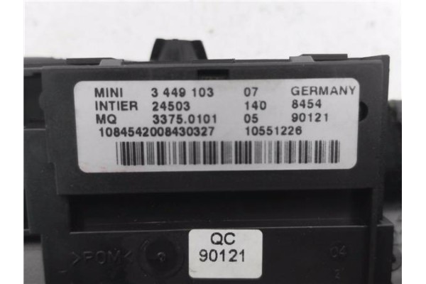 Recambio de conmutador de arranque/encendido para mini mini (r56) 1.6 cooper referencia OEM IAM 344910307 51452752850 