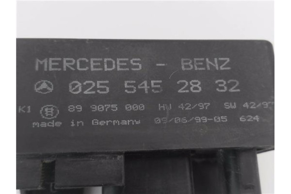 Recambio de caja precalentamiento para mercedes-benz clase a (bm 168) 1.7 170 cdi (168.008) referencia OEM IAM 0255452832  