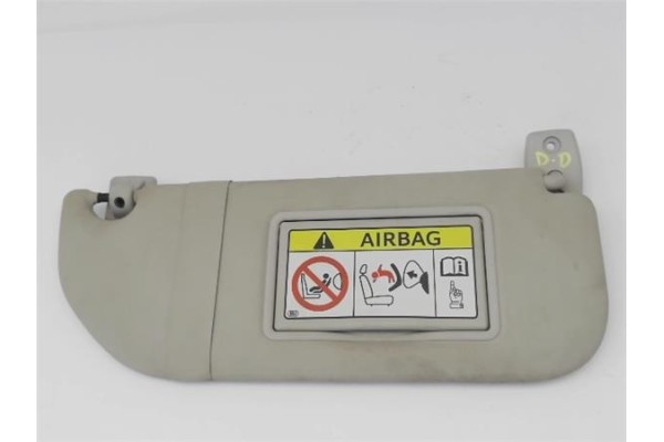 Recambio de parasol derecho para toyota aygo (kgb/wnb) 1.0 básico referencia OEM IAM   