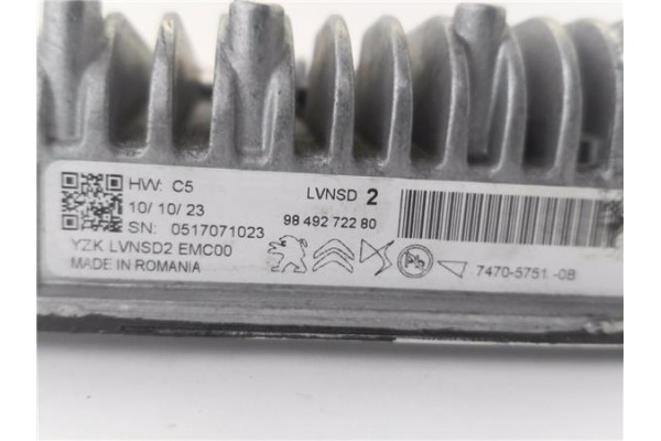 Recambio de modulo electronico para peugeot 3008 1.6 pure tech referencia OEM IAM 9849272280  